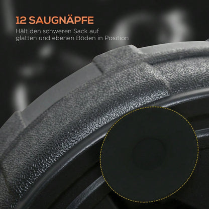 SPORTNOW Punchingball Boxsack Höhenverstellbar (147-165 cm), Standbox für Boxtraining, Fitness & Krafttraining, Stabiler Standfuß (Schwarz)