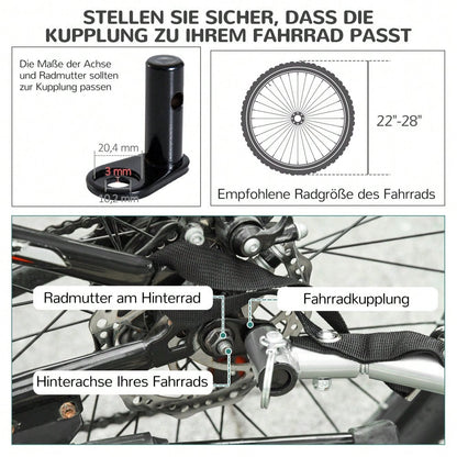 PawHut 2-in-1 Fahrradanhänger & Transportwagen für Hunde, Klappbar mit Sicherheitsleine & Belüftungsnetz, Bis 25kg, Leichtlaufräder (Blau/Schwarz, 130x73x90cm)