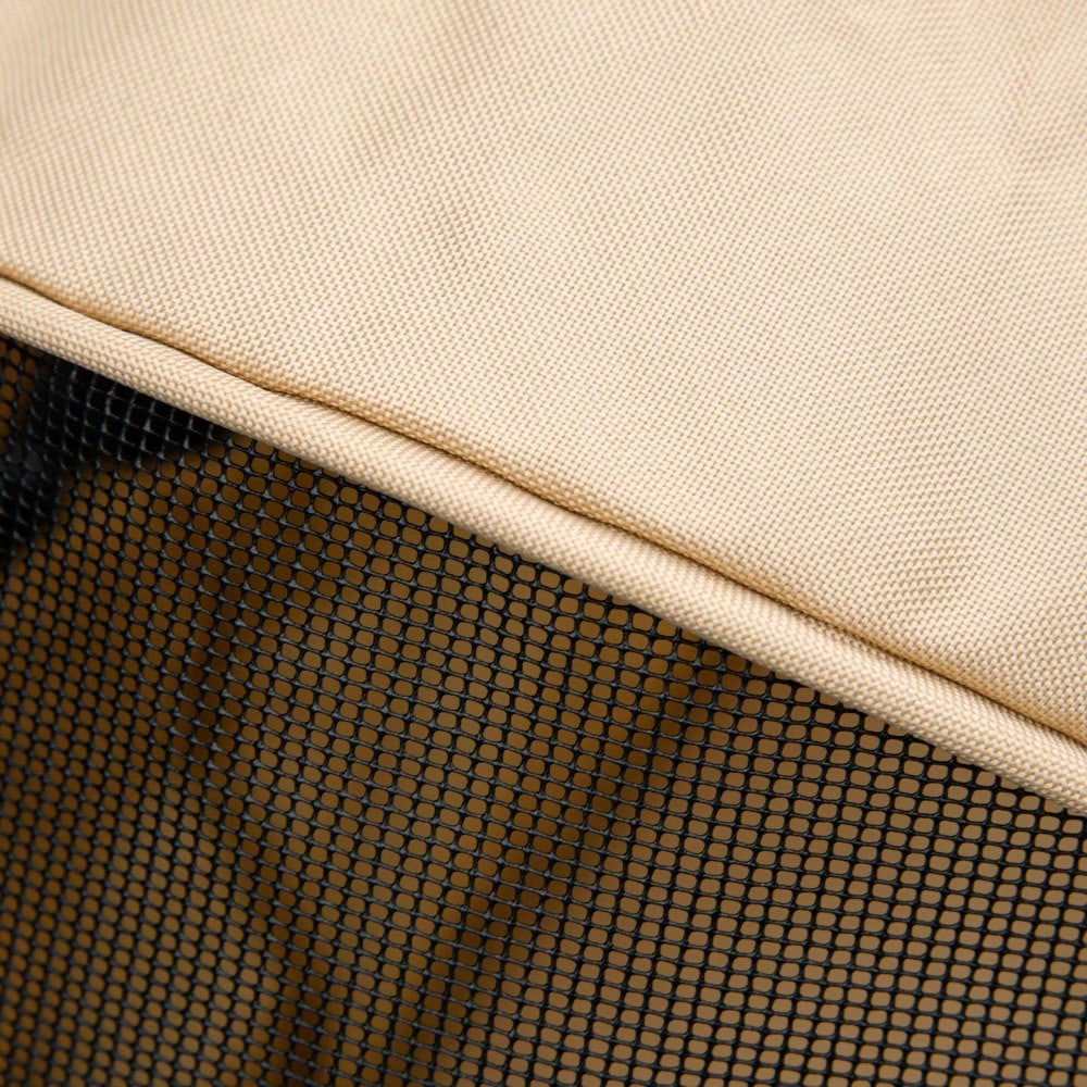 PawHut Hundebuggy Klappbar für Kleine Hunde & Katzen, Haustierwagen mit Oxford-Bezug, Leichtlaufräder (Khaki, 67x45x96 cm)