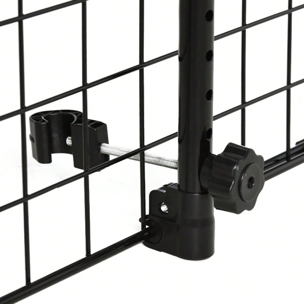 PawHut Autoschutzgitter für Hunde, Universelles Trenngitter für den Kofferraum, Stufenlos verstellbar von 91-152 cm Breite, Höhe 30 cm, Einfache Montage, Hunde-Gitter für Auto
