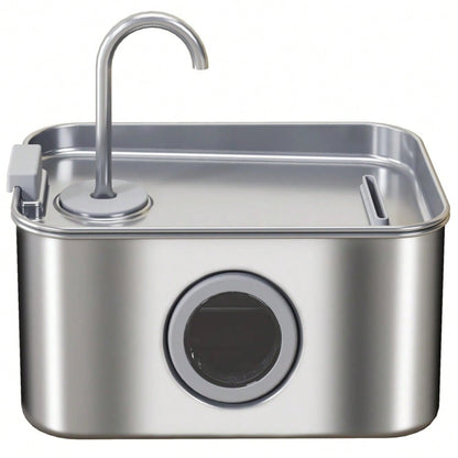 PawHut Trinkbrunnen für Katzen 3,2L mit leiser Pumpe & Aktivkohlefilter, Katzenbrunnen mit stillem Wasserstrom