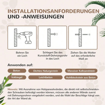 PawHut Katzentreppen Set 4-teilig, Kratzmöbel mit Sisal-Stufen & Doppelplattform, für Katzen, hellgrau/cremeweiß