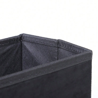 PawHut faltbare Haustiertreppe mit 3 Stufen & Stauraum, für Katzen & Hunde, aus MDF, schwarz, 40x54x48 cm