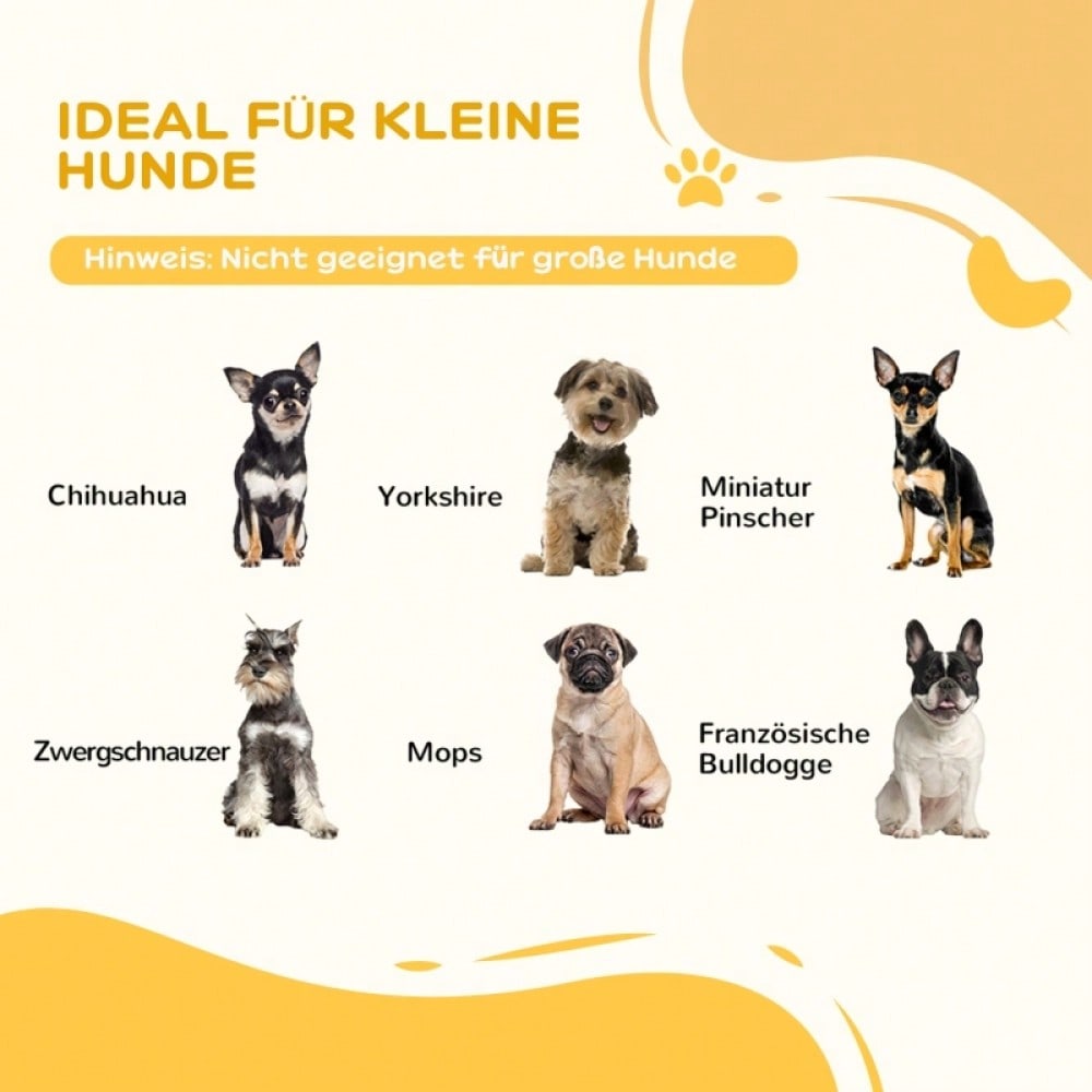PawHut Absperrgitter für Hunde 5-teilig, klappbar & flexibel, aus Massivholz & MDF, weiß, 254,5x29,5x61 cm