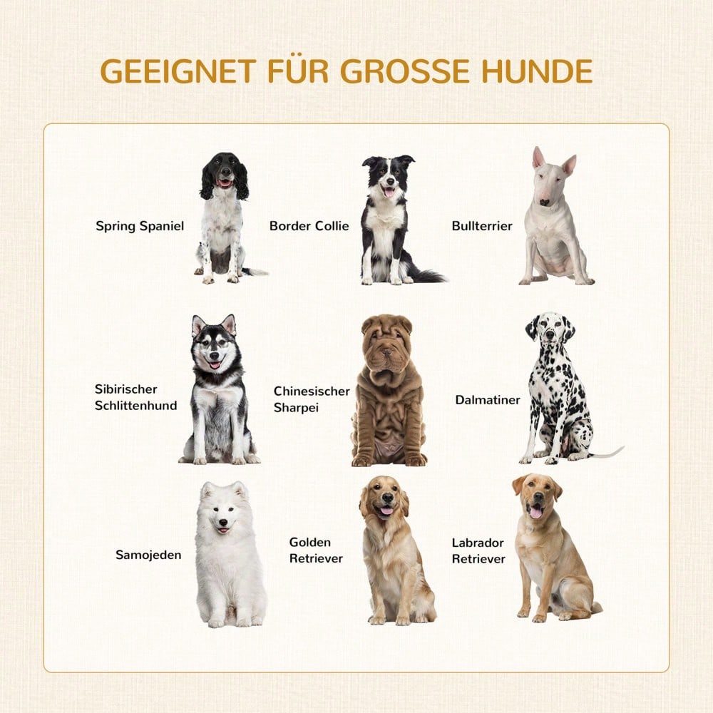 PawHut 2-türiger Hundekäfig mit Tischplatte - Hundebox als Beistelltisch mit Kissen, Weiß/Schwarz - Hundehaus Indoor, Maße: 94x60x71,5 cm (LxBxH)