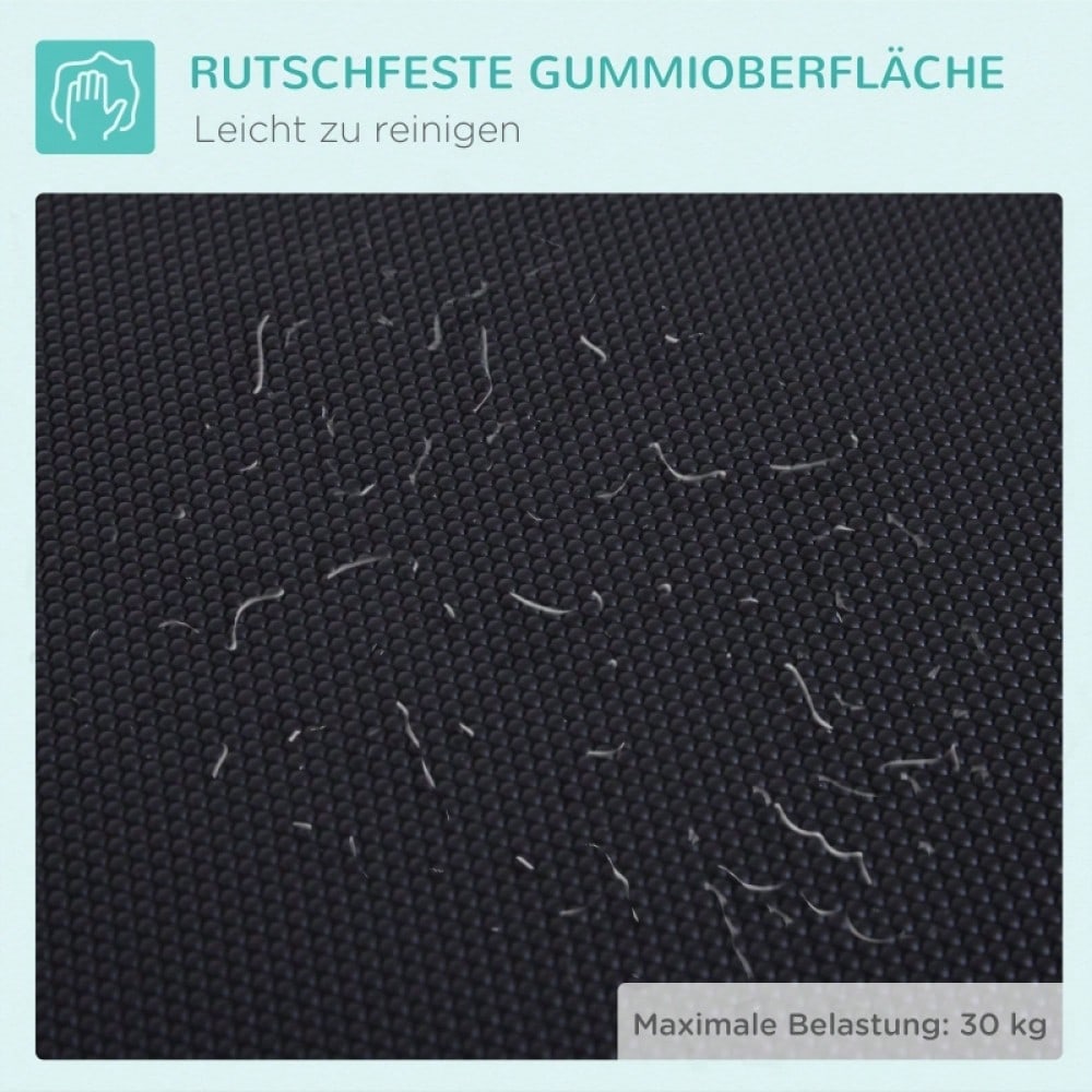 PawHut Klappbarer Trimmtisch für Hunde & Katzen | Tierpflegetisch & Schertisch aus Metall | Höhenverstellbarer Pflegetisch, 81x48,5x80 cm, Schwarz