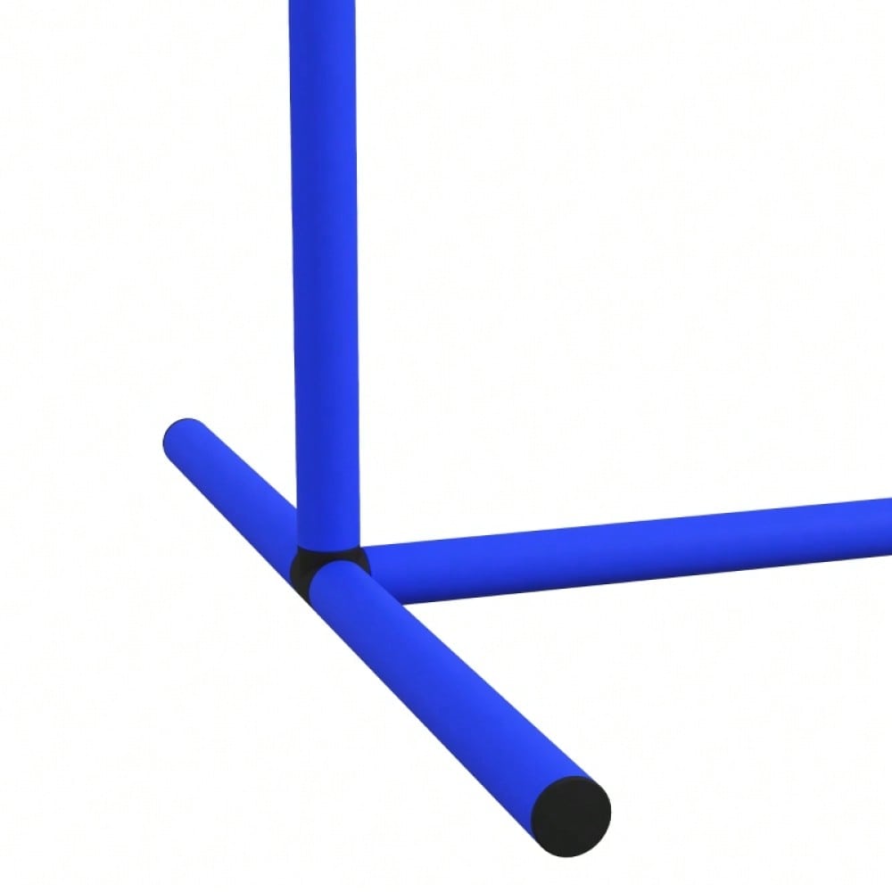 Agility-Set für Hunde 4-teilig mit Tragetasche: Tragbarer Hindernis-Parcours für Junge & Ältere Hunde, 88x64x95 cm (LxBxH), Gelb - von PawHut