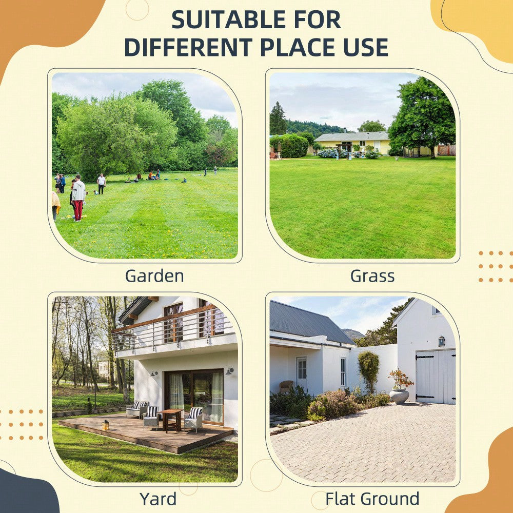 Agility Training Set mit Slalomstangen für Hunde | Komplett-Set inkl. Tragetasche aus 600D Polyester | Für Hundesport & Obedience | Weiß/Blau | 305x60x94 cm | von PawHut