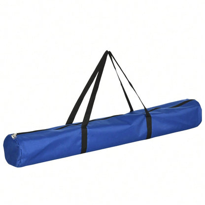 Agility Training Set mit Slalomstangen für Hunde | Komplett-Set inkl. Tragetasche aus 600D Polyester | Für Hundesport & Obedience | Weiß/Blau | 305x60x94 cm | von PawHut