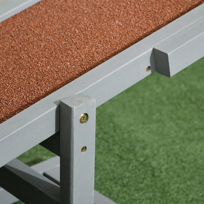 PawHut Agility-Wippe aus Holz für große Hunde, Balance-Trainingsgerät für Hundesport, 180x30x30 cm