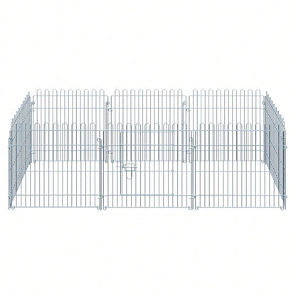 Freilaufgehege für Hunde 8-teilig, verstellbarer Welpenauslauf & Laufstall, 60 cm hoch, für Welpen & kleine Hunde, Indoor - von PawHut