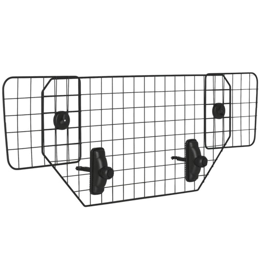 Hundegitter Auto Universal für Kofferraum, verstellbar 90-120 cm, robustes Metall-TrennGitter als Schutzgitter für Hunde im Auto - von PawHut
