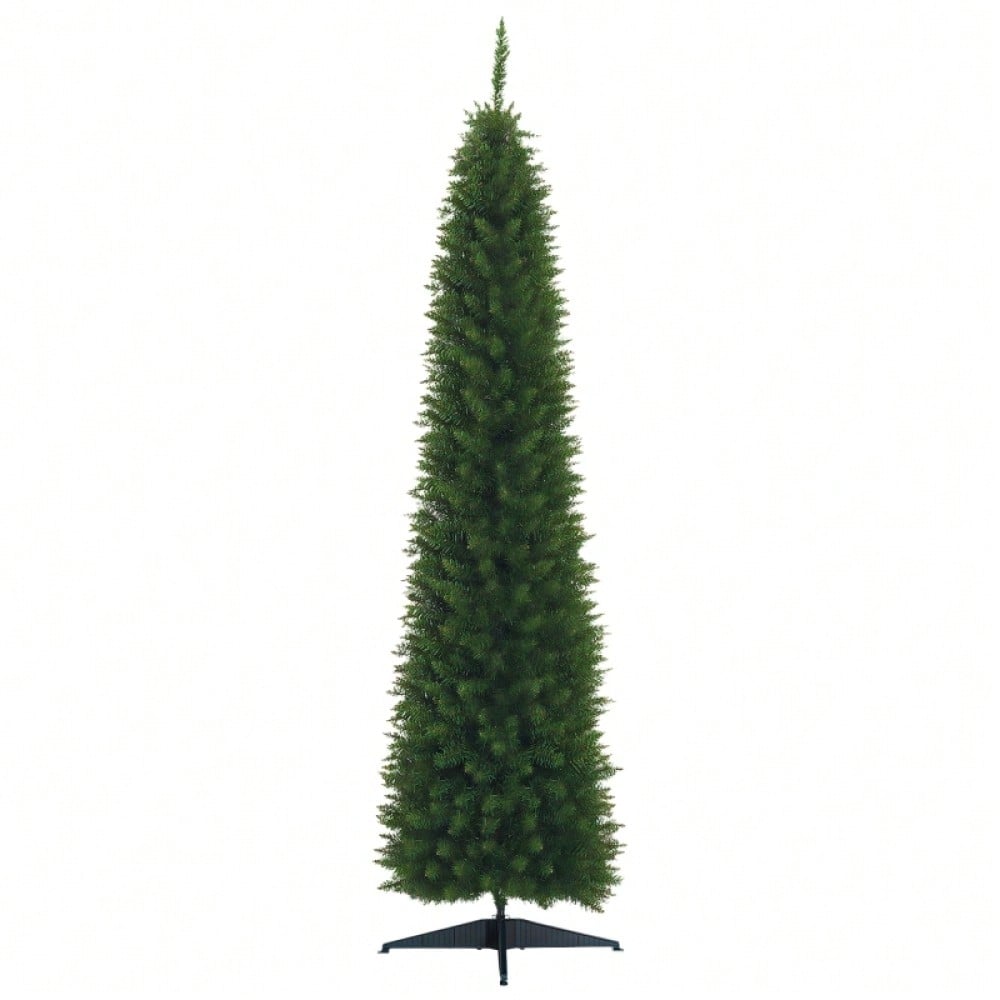 Künstlicher Weihnachtsbaum 210 cm inkl. Ständer & Weihnachtsstern, Premium Christbaum für festliche Dekoration, grün - von HOMCOM