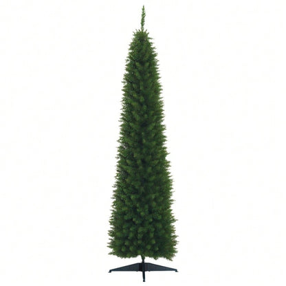 Künstlicher Weihnachtsbaum 210 cm inkl. Ständer & Weihnachtsstern, Premium Christbaum für festliche Dekoration, grün - von HOMCOM