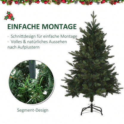 HOMCOM Künstlicher Weihnachtsbaum 120 cm inkl. Ständer, Ø85 cm, grün