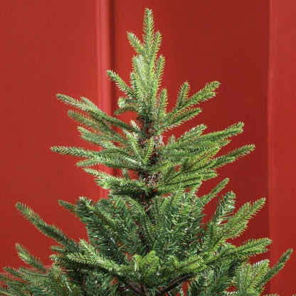 Künstlicher Weihnachtsbaum 150 cm mit natürlicher Optik, schneller Aufbau inkl. Ständer, flammhemmend aus Kunststoff/Metall - von HOMCOM