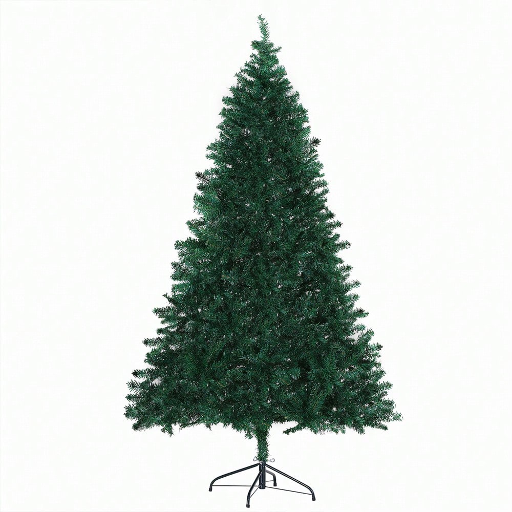 Künstlicher Weihnachtsbaum 180 cm mit 1000 Ästen aus PVC, flammhemmend & schnell aufgebaut, Ø102 cm, ideal für festliche Dekoration - von HOMCOM