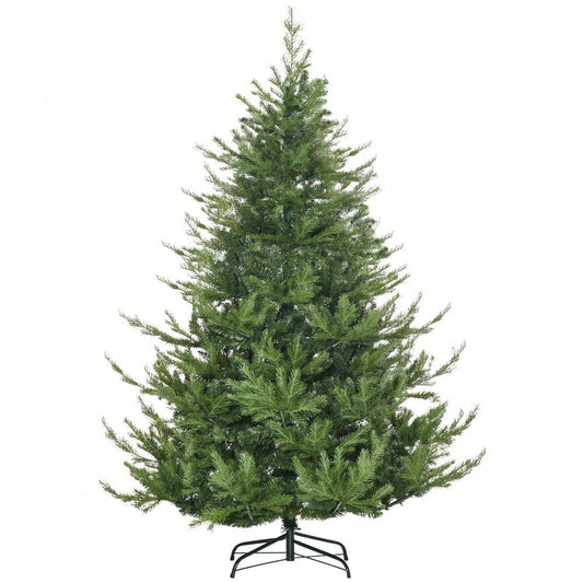 Künstlicher Weihnachtsbaum 180 cm mit 1942 Astspitzen & dichten Zweigen, natürlich aussehend, für festliche Dekoration, grün - von HOMCOM