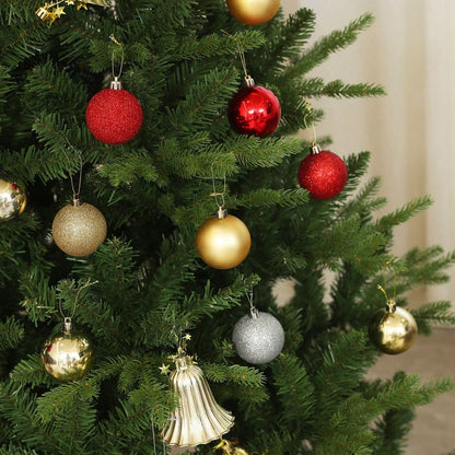 HOMCOM Künstlicher Weihnachtsbaum 180 cm mit 818 Spitzen & Schnellaufbau-System | Christbaum inkl. Stahlständer | Für Indoor Weihnachtsdeko
