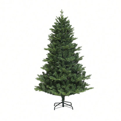 HOMCOM Künstlicher Weihnachtsbaum 180 cm mit 818 Spitzen & Schnellaufbau-System | Christbaum inkl. Stahlständer | Für Indoor Weihnachtsdeko