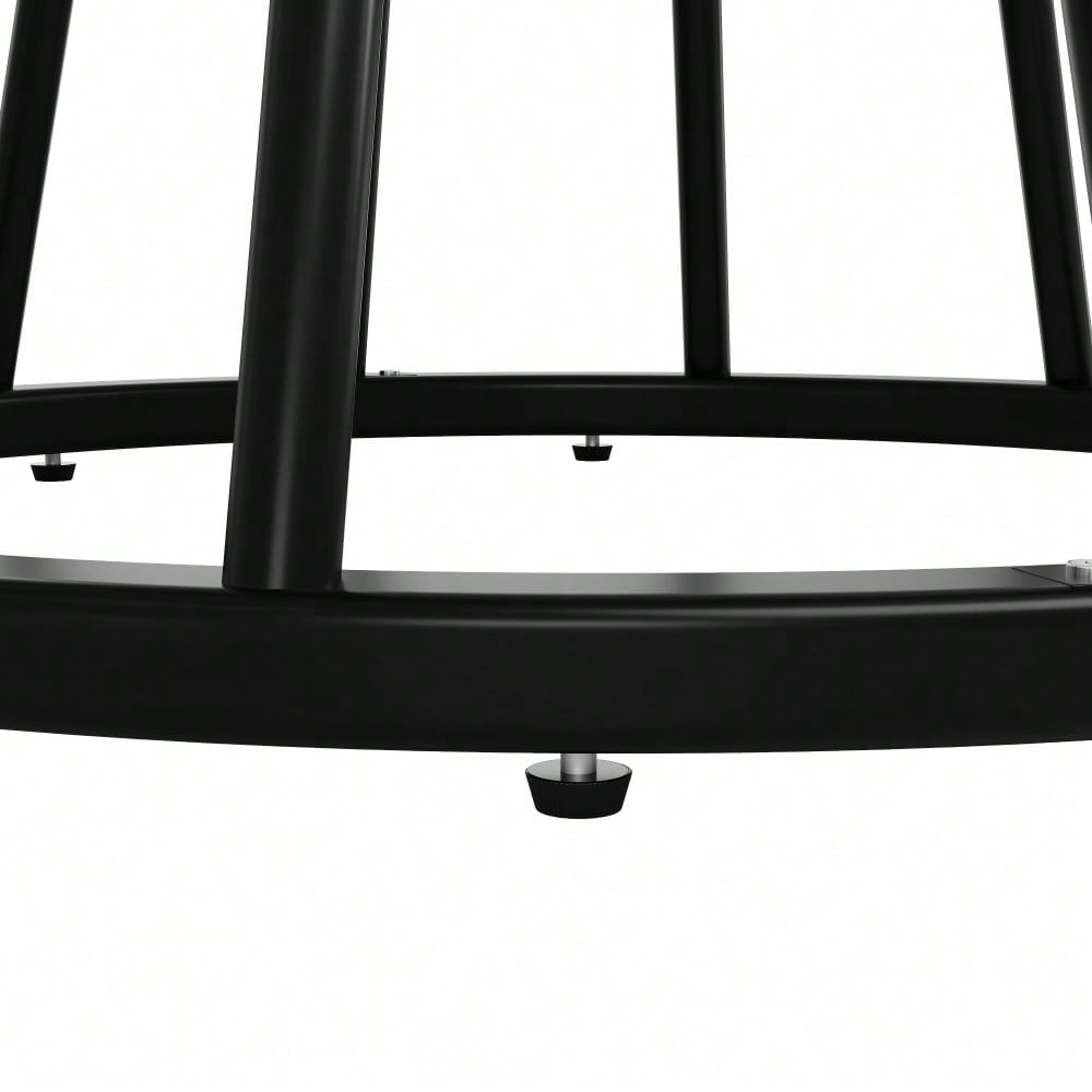 Runder Esstisch mit Marmorplatte & goldenen Beinen | Küchentisch Ø 80 cm in Schwarz/Gold | Inkl. Metallgestell, 1-stück