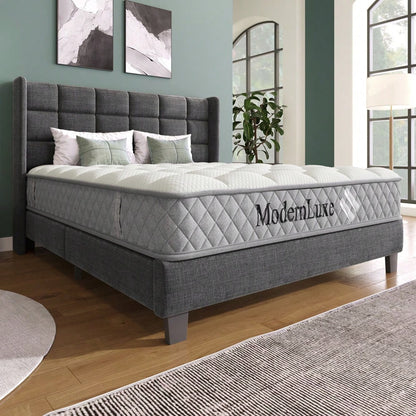 OEKO-TEX® Orthpädische Kaltschaummatratze 180x200 cm H3 | 7-Zonen-Taschenfederkern für optimalen Schlafkomfort | 20 cm Höhe, mittelfest & vakuumverpackt