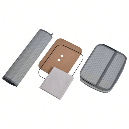 Bambus Wäschekorb schmal 70-Liter mit Deckel & Griffen, herausnehmbarer Wäschesack für Waschküche, Schlafzimmer & Badezimmer, grau - von HOMCOM