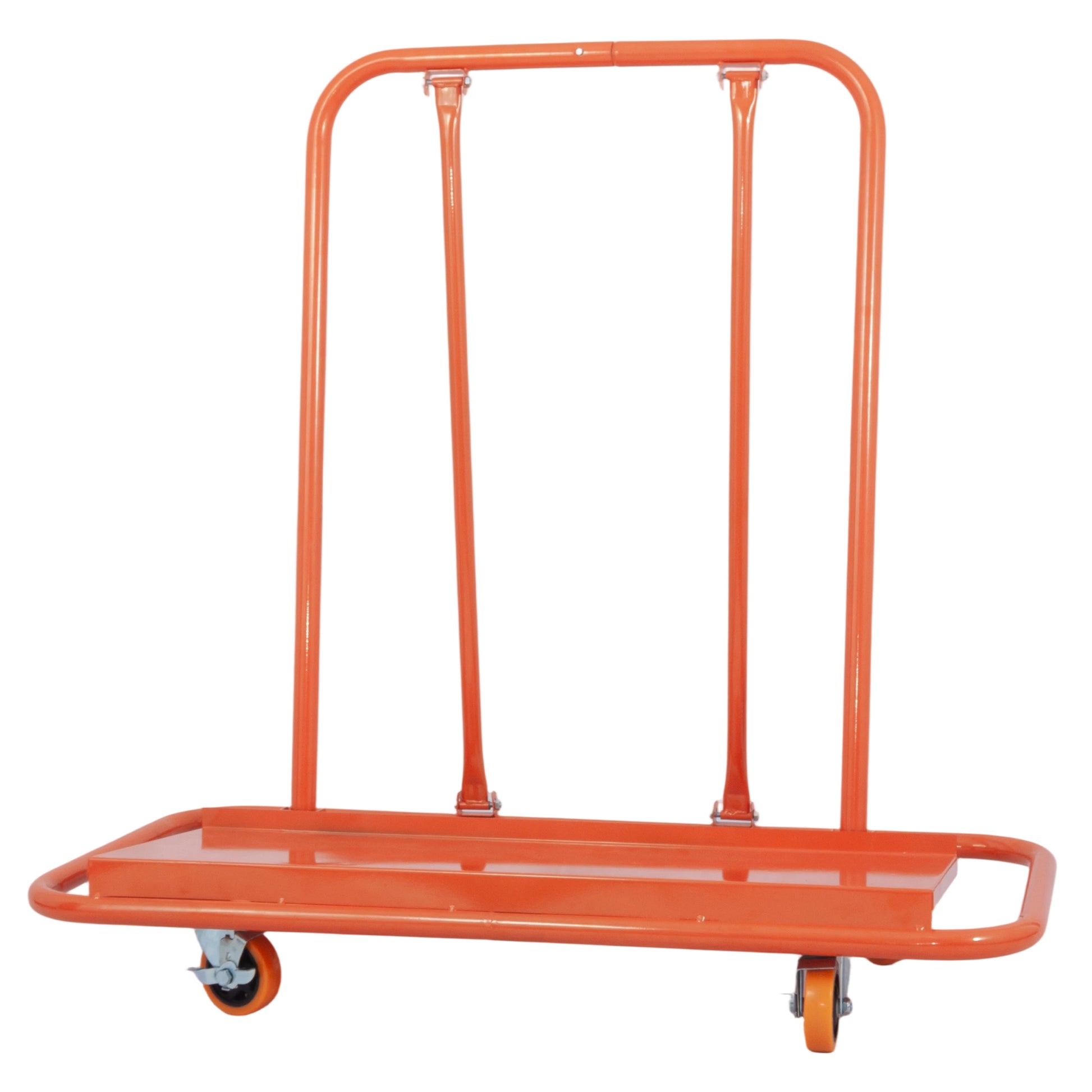 Gigab2b original image - Plattenwagen für Gipskartonplatten mit 1000 kg Tragkraft, Rigips-Transportwagen mit Rollen, robuster Plattentransporter & Trolley für Paneele, orange
