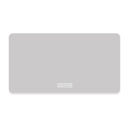 60 x 100cm LED Badezimmerspiegel mit Hintergrundbeleuchtung, Anti-Beschlag, 3 Lichtfarben, Stufenlos Dimmbar, Memory-Funktion, IP44 Wasserdicht, Horizontal & Vertikal Montierbar