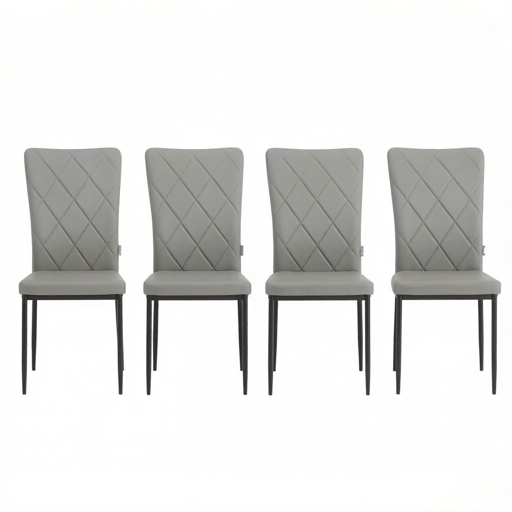 Weicher Wartezimmer Stühle,Essstühle mit Hohem Rücken,Aufgabe Stühle,Elegant Küchenstühle,Wohnzimmer Stühle,Empfangsstühle(nur 4PCS Stühle)