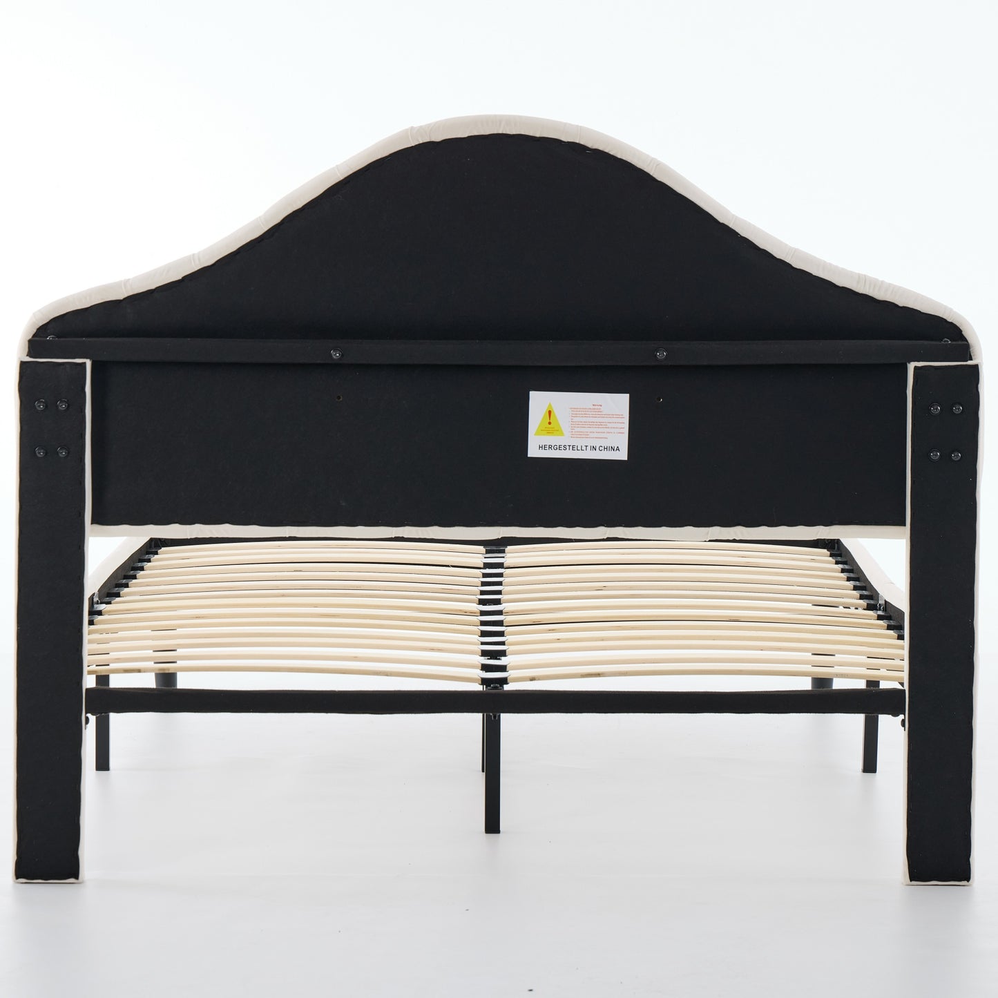 Full Size Upholstered Platform Bed Frame with Adjustable Headboard, Velvet Single Bed with Wood Slat