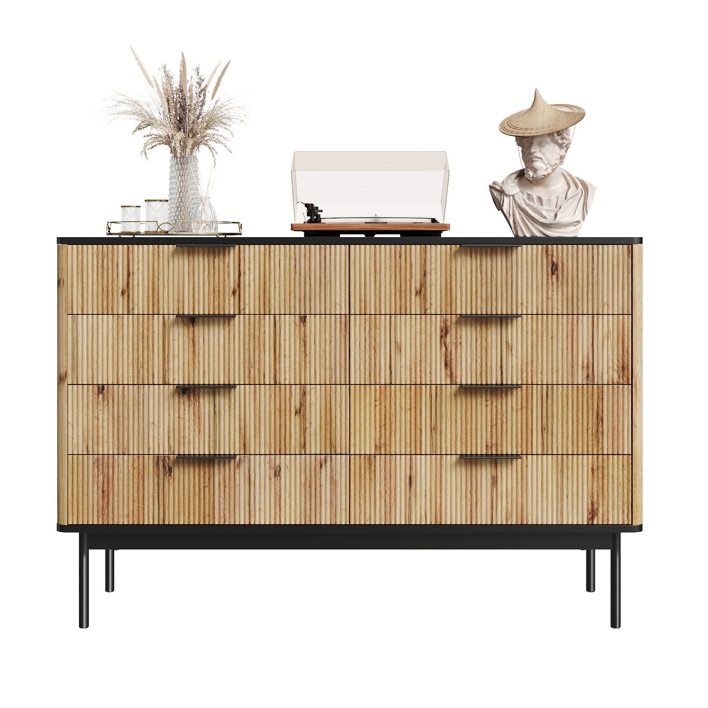 Gigab2b original image - Moderne Sideboards,Schränke,Lagerschränke,Kommode,geeignet für Wohnzimmer/Esszimmer/Eingang,120 x 39,5 x 80cm (B/H/T)
