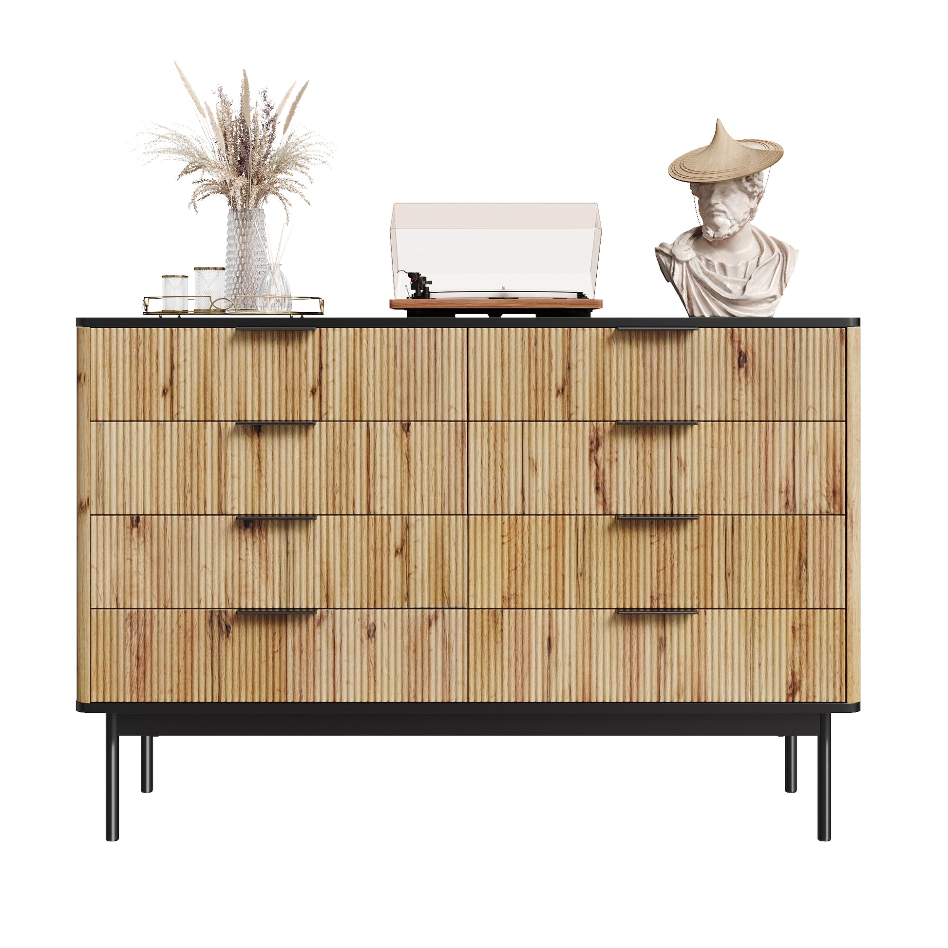 Gigab2b original image - Moderne Sideboards,Schränke,Lagerschränke,Kommode,geeignet für Wohnzimmer/Esszimmer/Eingang,120 x 39,5 x 80cm (B/H/T)