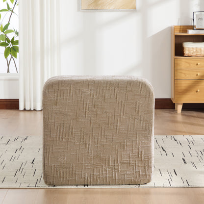 Modulares Kompressionssofa aus Chenille-Stoff, gefüllt mit 30D hochelastischem Schaumstoff. Leicht zu bewegen und mit rutschfestem Boden, ideal für Wohnzimmer und andere Räume-Light Khaki