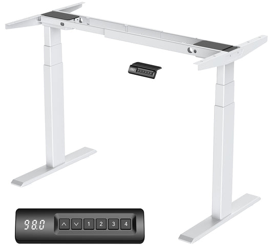 Gigab2b original image - Elektrisches Schreibtischgestell Dual Motor Höhenverstellbar 62-127cm LED Memory