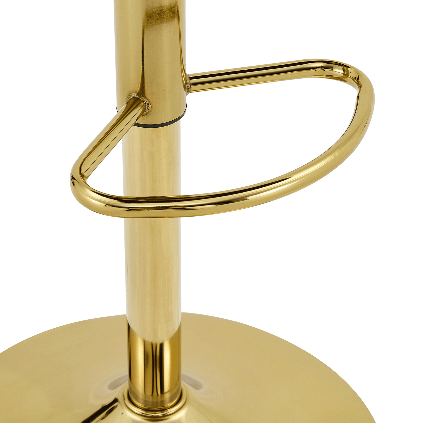 Ergonomic Height-Adjustable Swivel Bar Stool with Backrest and Footrests
