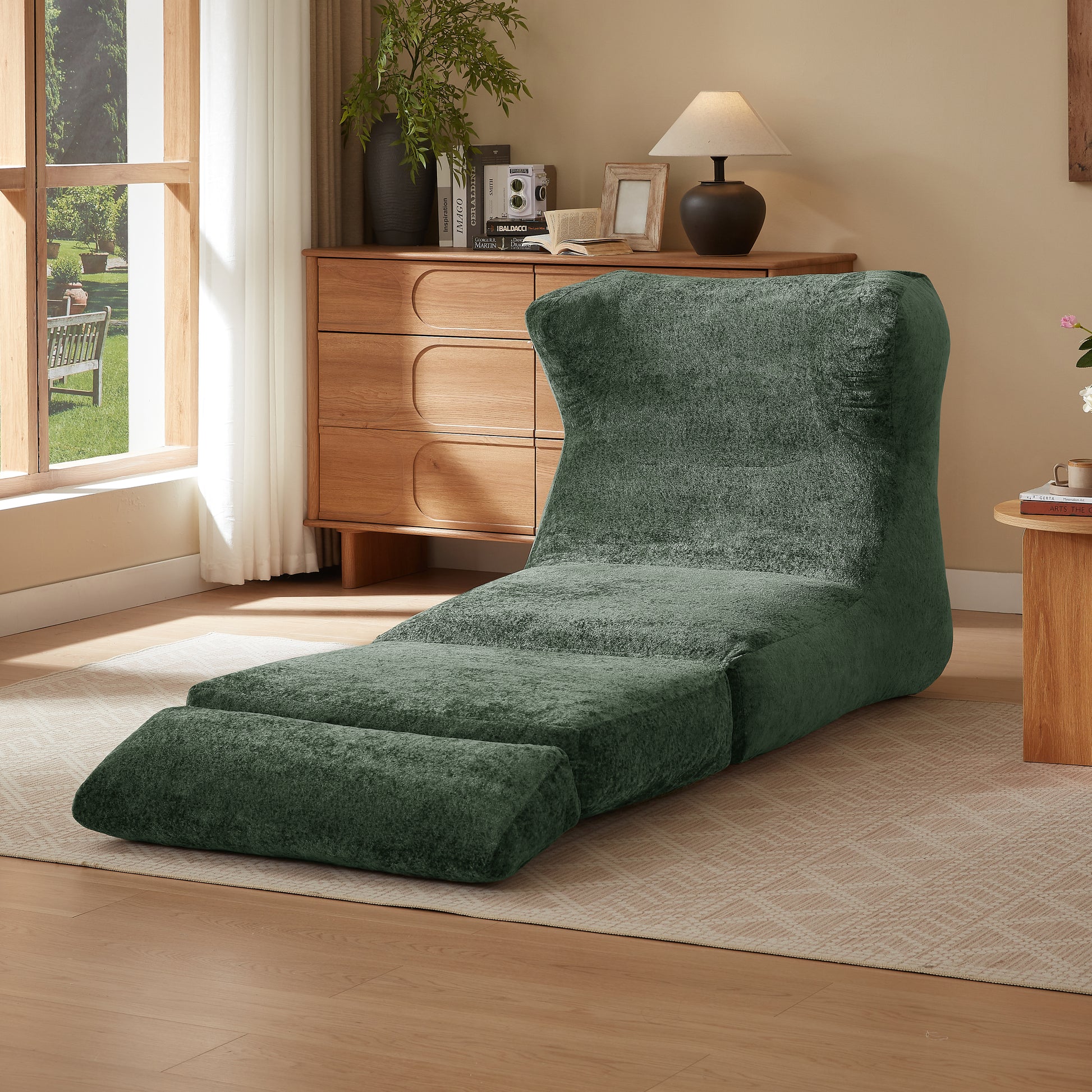 Gigab2b original image - Modisches Design Schneiders Couch, einzigartige Form, geeignet für Wohnzimmer und Schlafzimmer, kann von einem Einzelsessel zu einem Liegestuhl umgewandelt werden.