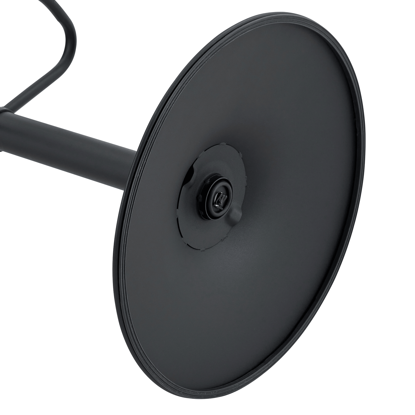 Barhocker höhenverstellbar 62-83cm, 360° drehbarer Barstuhl mit Rückenlehne & Fußstütze, Ergonomischer Küchenhocker aus Kunstleder, belastbar bis 136kg, Schwarz