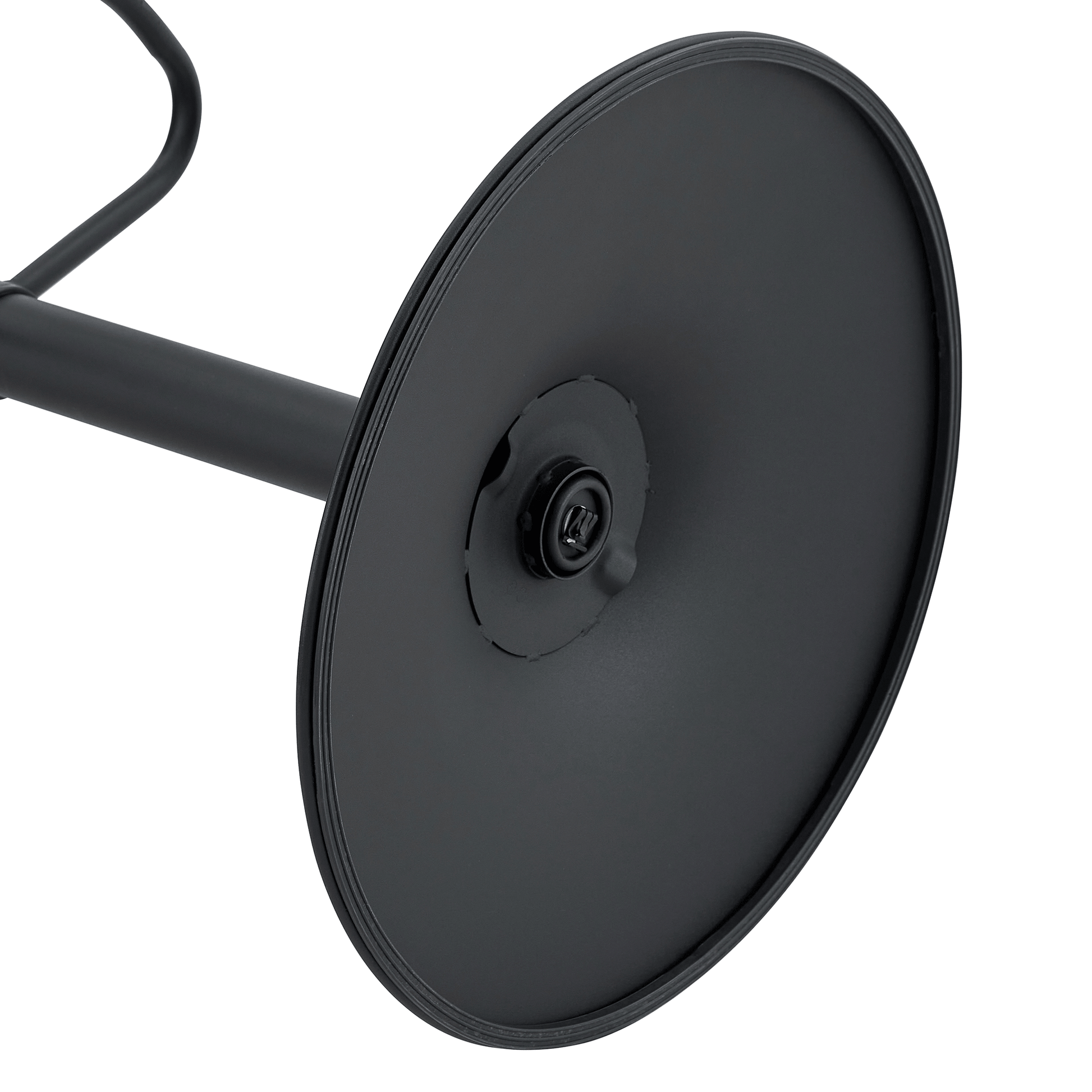Barhocker höhenverstellbar 62-83cm, 360° drehbarer Barstuhl mit Rückenlehne & Fußstütze, Ergonomischer Küchenhocker aus Kunstleder, belastbar bis 136kg, Schwarz