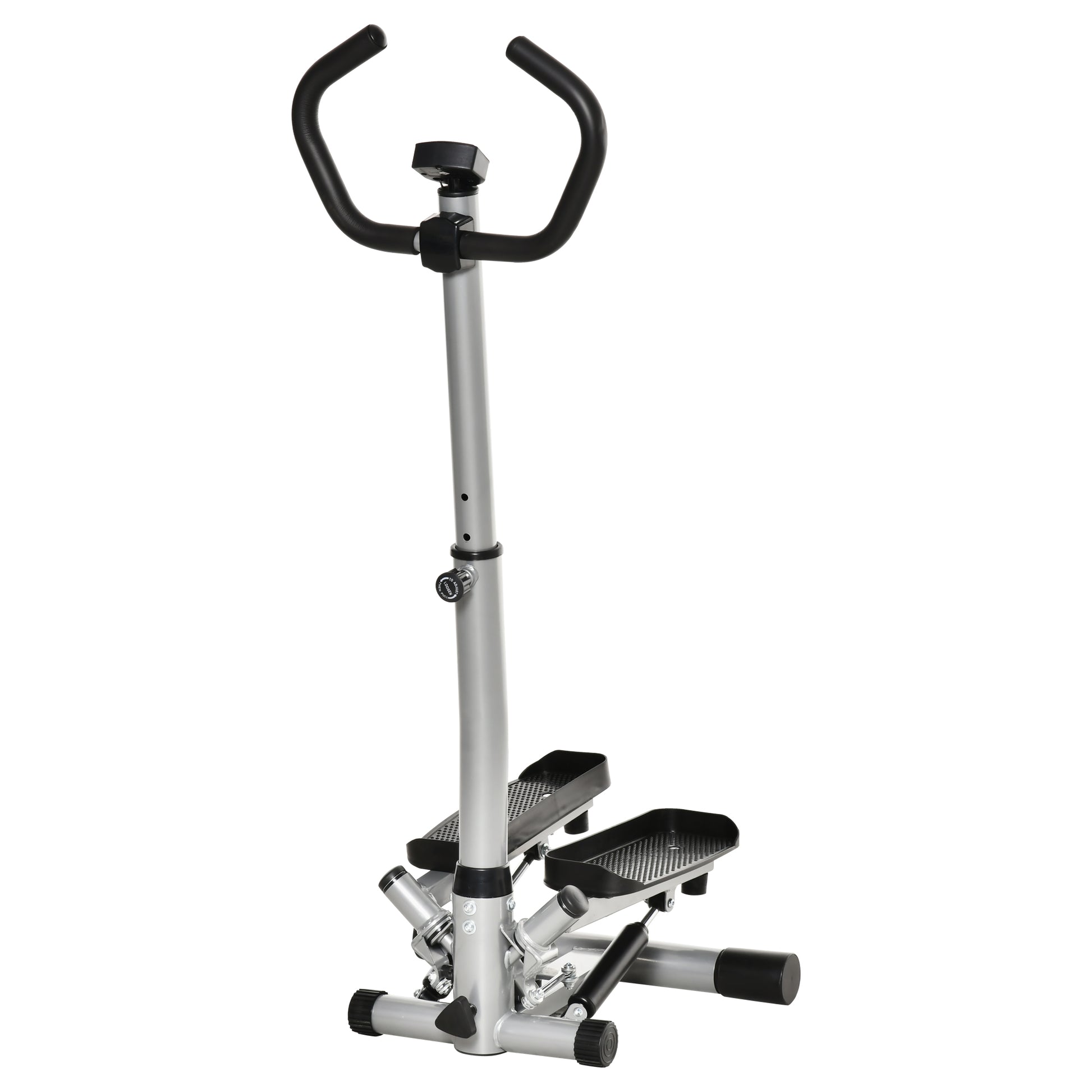 Gigab2b original image - Stepper Heimtrainer Fitnessgerät mit Handgriff für Bein- und Po-Training, LCD-Bildschirm, verstellbare Geschwindigkeit