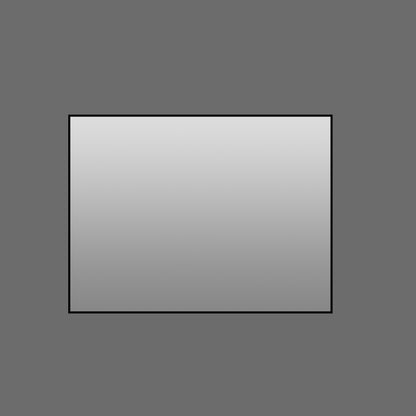 60x80cm Badezimmerspiegel mit Schwarzem Aluminiumrahmen, Kupferfreier HD-Wandspiegel, Horizontal & Vertikal montierbar, Für Bad, Flur und Ankleidezimmer