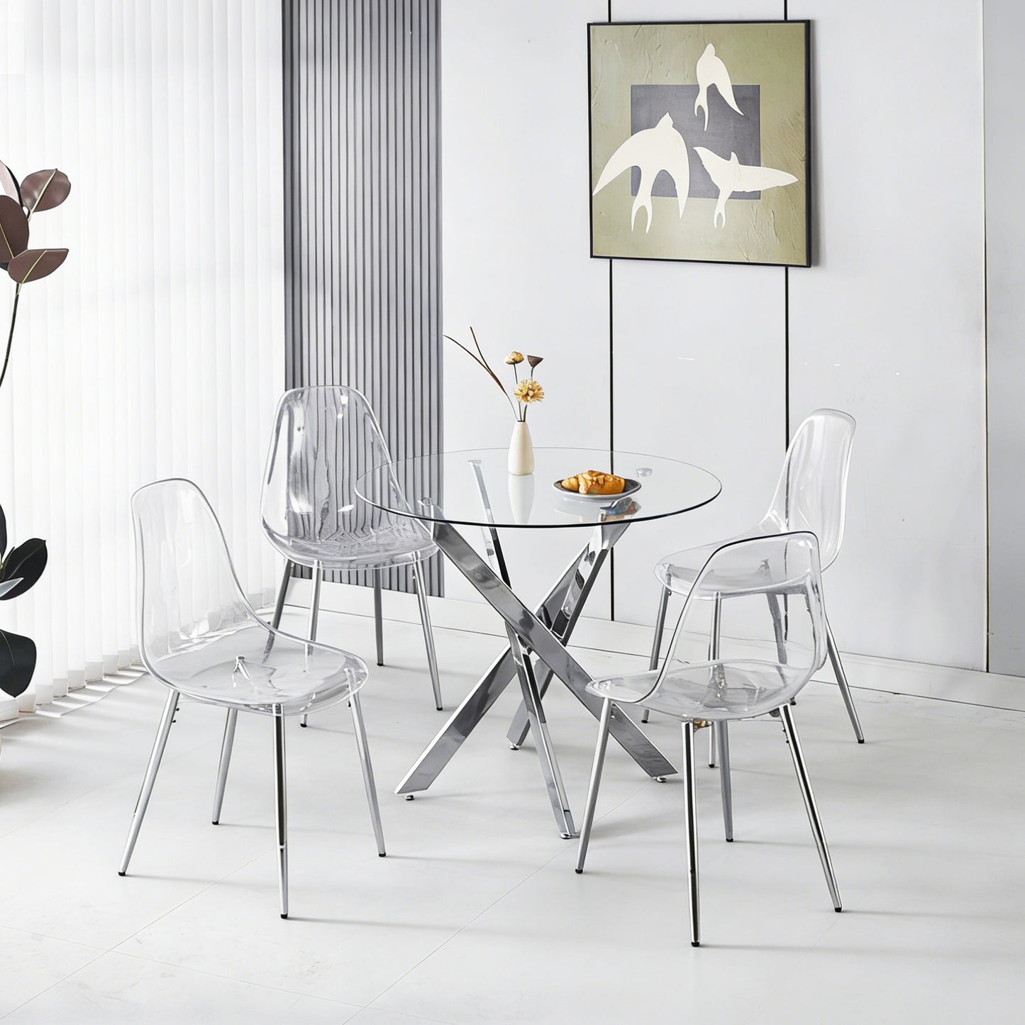 1+4 for 5pcs dining set,1table+4chair