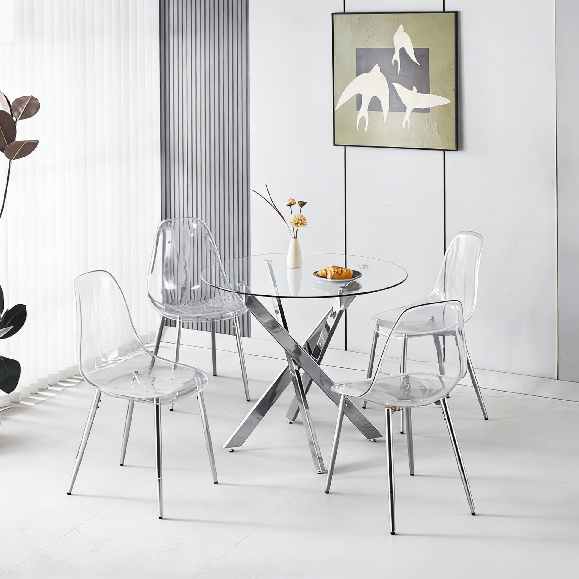1+4 for 5pcs dining set,1table+4chair