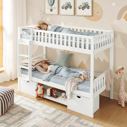 Large Solid Pine Wood Children's Double Bed