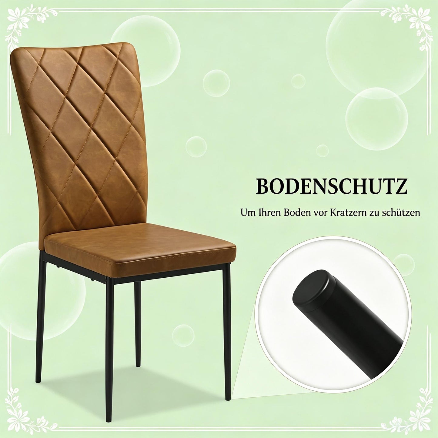 Elegant Wartezimmer Stuhle,Essstuhle mit Hohem Rucken,Weicher Aufgabe Stuhle,Kuchenstuhle,Wohnzimmer