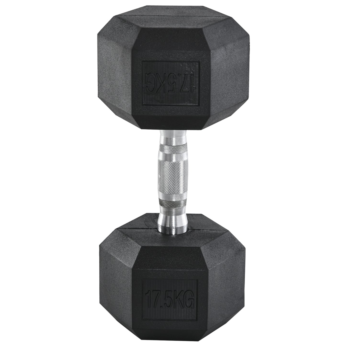 Gigab2b original image - Hexagon Gummihanteln 17,5kg Gusseisen Krafttraining Schwarz