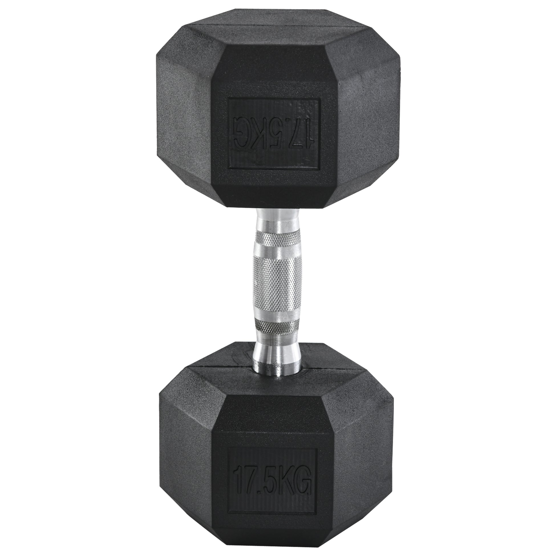 Gigab2b original image - Hexagon Gummihanteln 17,5kg Gusseisen Krafttraining Schwarz