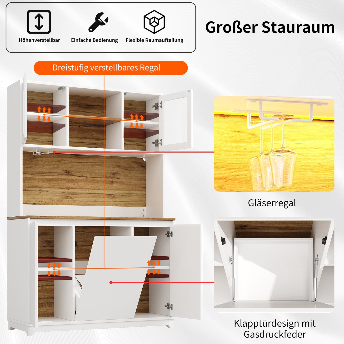 High Cake Cabinets, Sideboards, and Display Tables