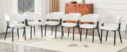 Mid-Century Modern Dining Chair Set (2-Pack) - Retro Bucket Style
