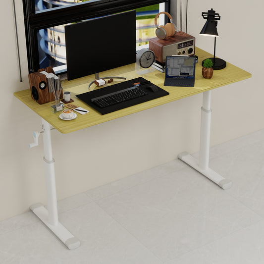 Adjustable Study Desk for Kids & Adults – Height-Adjustable, Multi-Purpose Home/Office Desk, Compact Design